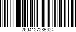 Código de barras (EAN, GTIN, SKU, ISBN): '7894137365834'