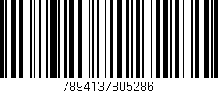 Código de barras (EAN, GTIN, SKU, ISBN): '7894137805286'