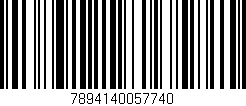 Código de barras (EAN, GTIN, SKU, ISBN): '7894140057740'