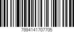 Código de barras (EAN, GTIN, SKU, ISBN): '7894141707705'