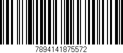 Código de barras (EAN, GTIN, SKU, ISBN): '7894141875572'