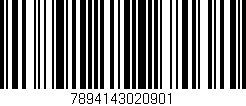 Código de barras (EAN, GTIN, SKU, ISBN): '7894143020901'