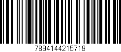 Código de barras (EAN, GTIN, SKU, ISBN): '7894144215719'