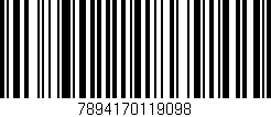 Código de barras (EAN, GTIN, SKU, ISBN): '7894170119098'