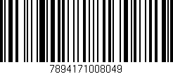 Código de barras (EAN, GTIN, SKU, ISBN): '7894171008049'