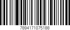 Código de barras (EAN, GTIN, SKU, ISBN): '7894171075188'