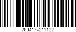 Código de barras (EAN, GTIN, SKU, ISBN): '7894174211132'