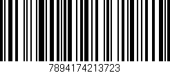 Código de barras (EAN, GTIN, SKU, ISBN): '7894174213723'