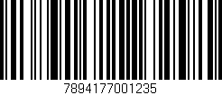 Código de barras (EAN, GTIN, SKU, ISBN): '7894177001235'