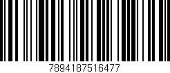 Código de barras (EAN, GTIN, SKU, ISBN): '7894187516477'
