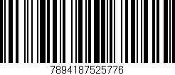 Código de barras (EAN, GTIN, SKU, ISBN): '7894187525776'