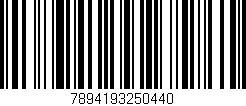 Código de barras (EAN, GTIN, SKU, ISBN): '7894193250440'
