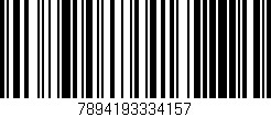 Código de barras (EAN, GTIN, SKU, ISBN): '7894193334157'