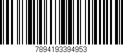 Código de barras (EAN, GTIN, SKU, ISBN): '7894193394953'