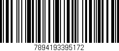 Código de barras (EAN, GTIN, SKU, ISBN): '7894193395172'