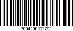 Código de barras (EAN, GTIN, SKU, ISBN): '7894200087793'