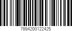Código de barras (EAN, GTIN, SKU, ISBN): '7894200122425'