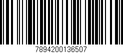 Código de barras (EAN, GTIN, SKU, ISBN): '7894200136507'