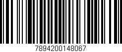 Código de barras (EAN, GTIN, SKU, ISBN): '7894200148067'