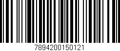 Código de barras (EAN, GTIN, SKU, ISBN): '7894200150121'