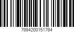 Código de barras (EAN, GTIN, SKU, ISBN): '7894200151784'