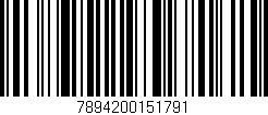 Código de barras (EAN, GTIN, SKU, ISBN): '7894200151791'