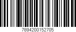 Código de barras (EAN, GTIN, SKU, ISBN): '7894200152705'