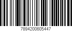 Código de barras (EAN, GTIN, SKU, ISBN): '7894200605447'