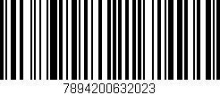 Código de barras (EAN, GTIN, SKU, ISBN): '7894200632023'