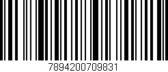 Código de barras (EAN, GTIN, SKU, ISBN): '7894200709831'