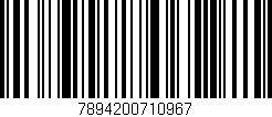 Código de barras (EAN, GTIN, SKU, ISBN): '7894200710967'