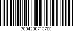 Código de barras (EAN, GTIN, SKU, ISBN): '7894200713708'