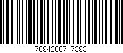 Código de barras (EAN, GTIN, SKU, ISBN): '7894200717393'