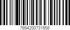 Código de barras (EAN, GTIN, SKU, ISBN): '7894200731658'
