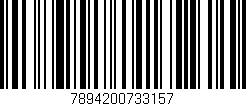 Código de barras (EAN, GTIN, SKU, ISBN): '7894200733157'