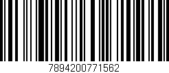 Código de barras (EAN, GTIN, SKU, ISBN): '7894200771562'