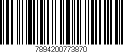 Código de barras (EAN, GTIN, SKU, ISBN): '7894200773870'