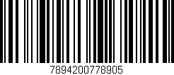 Código de barras (EAN, GTIN, SKU, ISBN): '7894200778905'