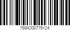 Código de barras (EAN, GTIN, SKU, ISBN): '7894200779124'
