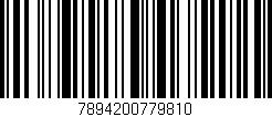 Código de barras (EAN, GTIN, SKU, ISBN): '7894200779810'