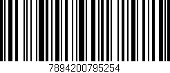 Código de barras (EAN, GTIN, SKU, ISBN): '7894200795254'