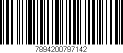 Código de barras (EAN, GTIN, SKU, ISBN): '7894200797142'