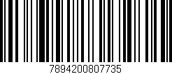 Código de barras (EAN, GTIN, SKU, ISBN): '7894200807735'