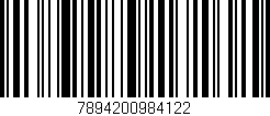 Código de barras (EAN, GTIN, SKU, ISBN): '7894200984122'