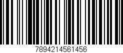 Código de barras (EAN, GTIN, SKU, ISBN): '7894214561456'