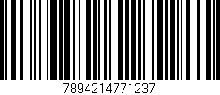 Código de barras (EAN, GTIN, SKU, ISBN): '7894214771237'