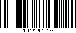 Código de barras (EAN, GTIN, SKU, ISBN): '7894222010175'
