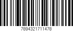 Código de barras (EAN, GTIN, SKU, ISBN): '7894321711478'