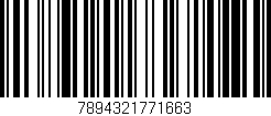 Código de barras (EAN, GTIN, SKU, ISBN): '7894321771663'