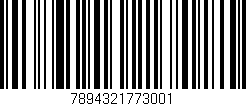 Código de barras (EAN, GTIN, SKU, ISBN): '7894321773001'